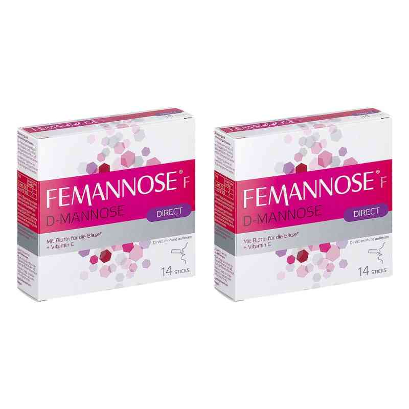 Femannose F D-Mannose Direct Sticks 2x14 stk von  PZN 08107588