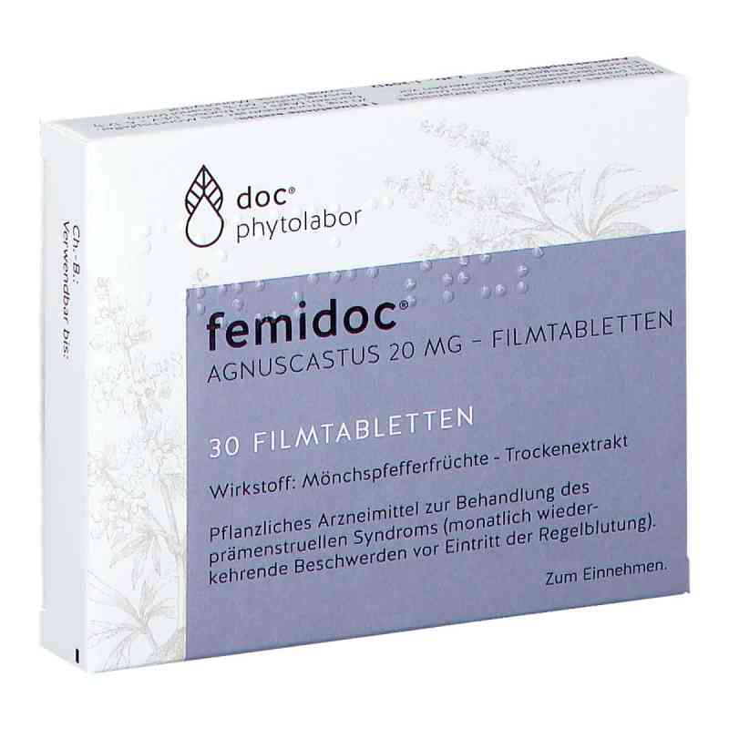 femidoc Agnuscastus 20 mg Filmtabletten 30 stk von GUTERRAT GESUNDHEITSPRODUKTE GMB PZN 08200170