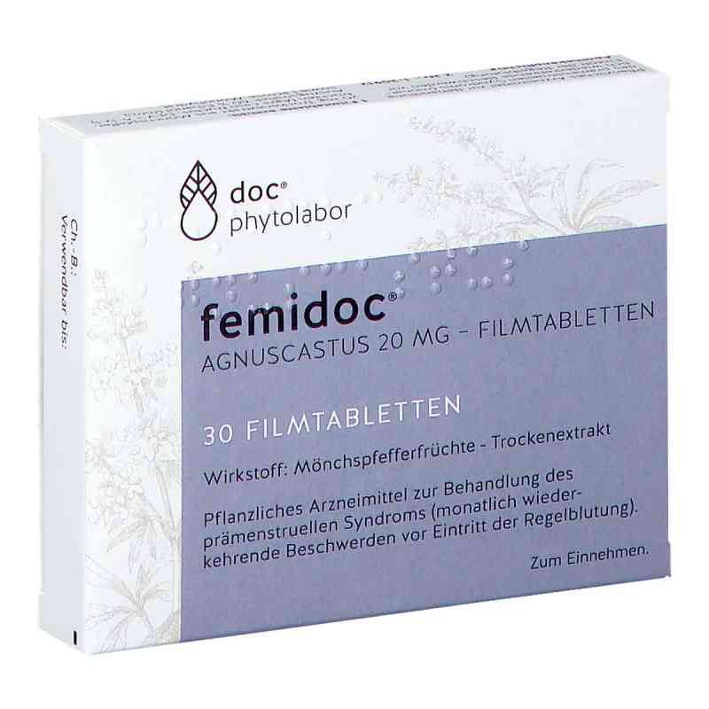 femidoc Agnuscastus 20 mg Filmtabletten 30 stk von GUTERRAT GESUNDHEITSPRODUKTE GMBH & CO KG PZN 08200170