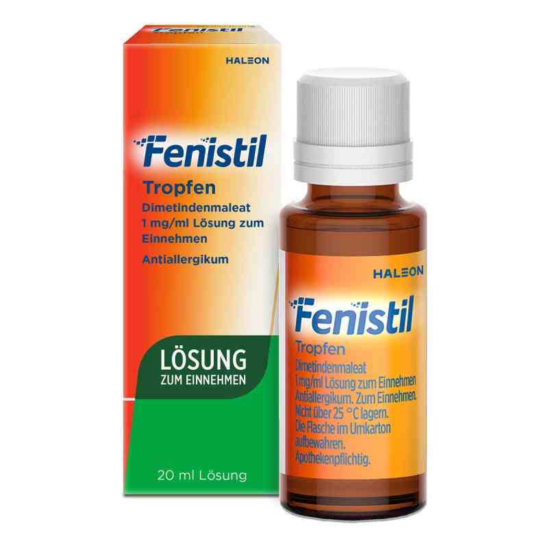Fenistil Tropfen, Dimetindenmaleat 1 mg/ ml zum Einnehmen 20 ml von GlaxoSmithKline Consumer Healthc PZN 01329096