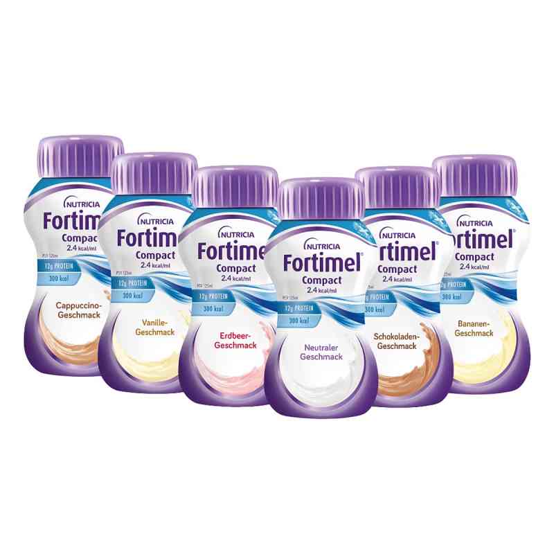 Fortimel Compact 2.4 Mischkarton 8X4X125 ml von Danone Deutschland GmbH PZN 10743481