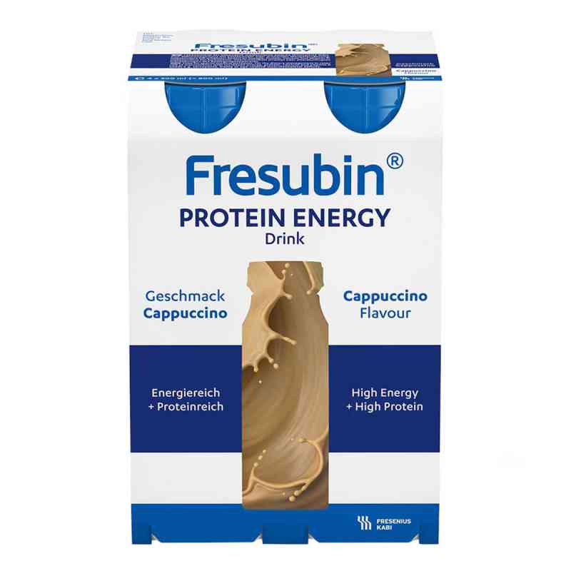 Fresubin Protein Energy Drink Cappuccino Trinkflaschen 4X200 ml von Fresenius Kabi Deutschland GmbH PZN 06698763