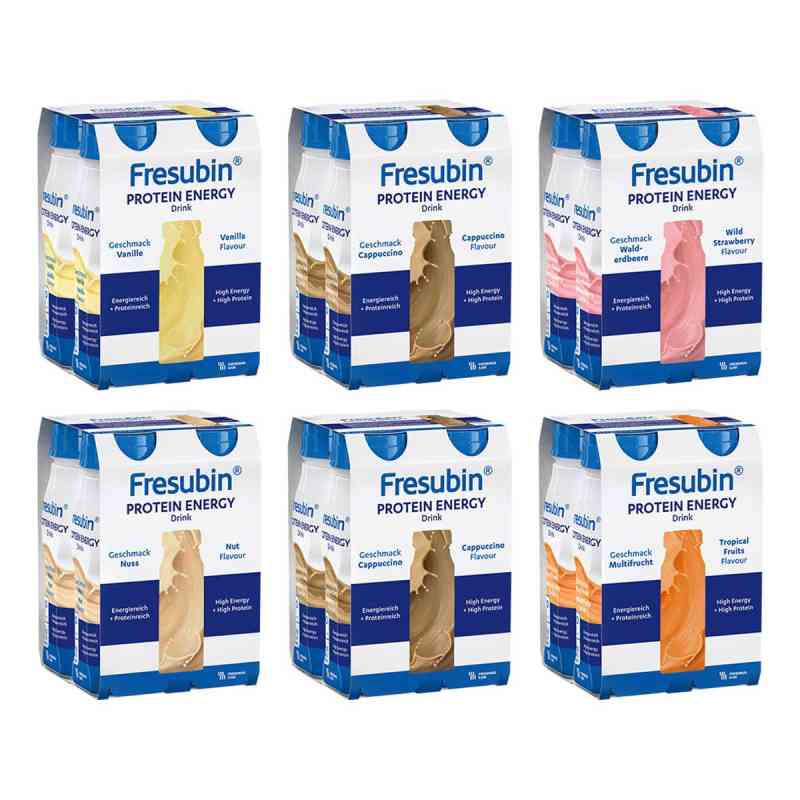 Fresubin Protein Energy Trinknahrung Mischkarton mit Eiweiß 6X4X200 ml von Fresenius Kabi Deutschland GmbH PZN 00350177