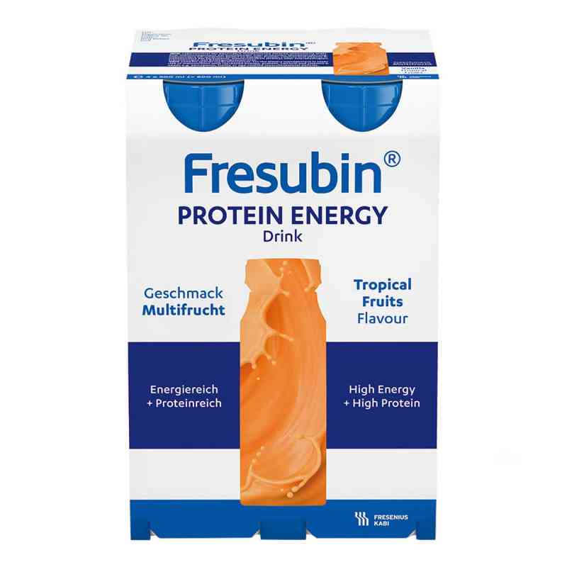 Fresubin Protein Energy Trinknahrung Multifrucht mit Eiweiß 4X200 ml von Fresenius Kabi Deutschland GmbH PZN 06698792