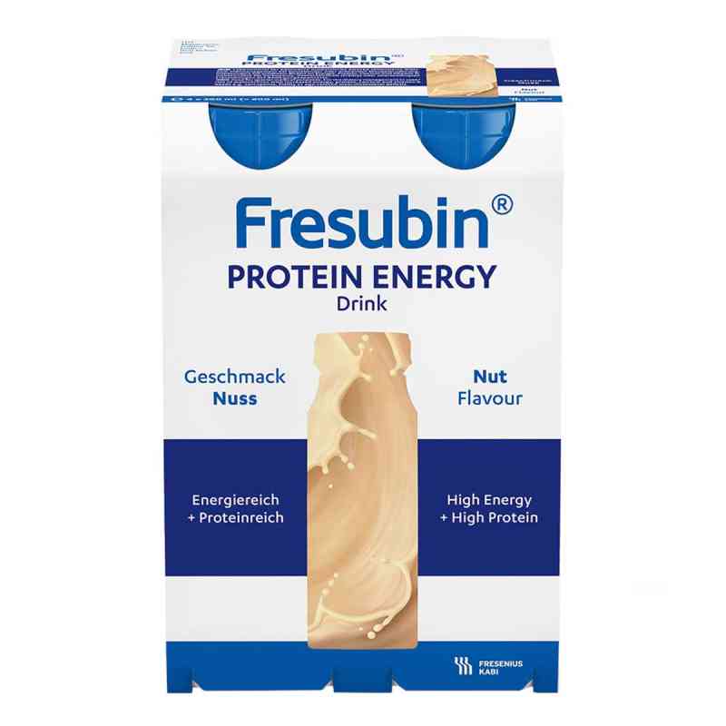 Fresubin Protein Energy Trinknahrung Nuss mit Eiweiß 4X200 ml von Fresenius Kabi Deutschland GmbH PZN 06698740