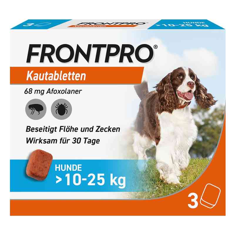 FRONTPRO Kautabletten für Hunde 10-25kg 3 stk von Boehringer Ingelheim VETMEDICA GmbH PZN 18654297