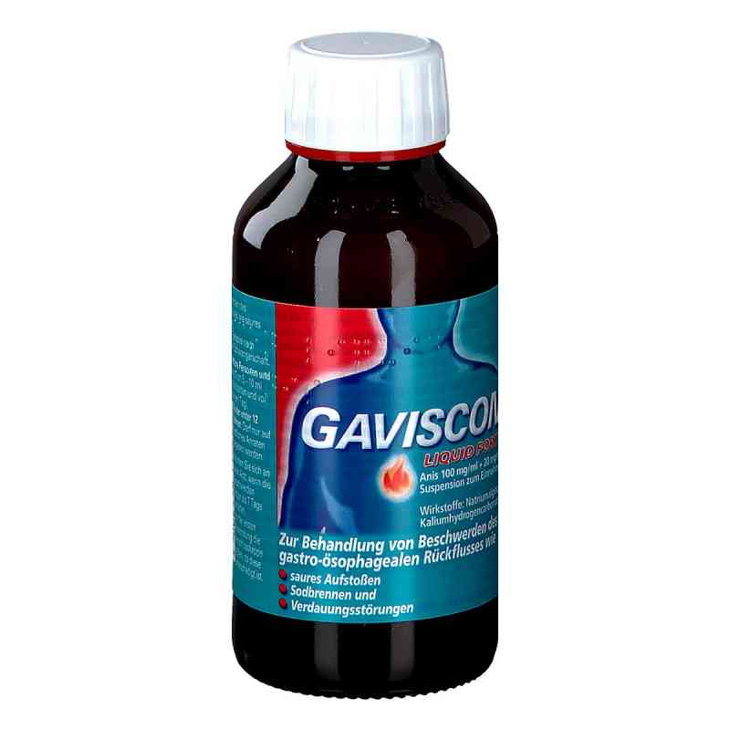 GAVISCON Liquid forte Anis Suspension 300 ml von RECKITT BENCKISER AUSTRIA GMBH   PZN 08200524