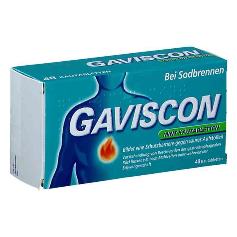 GAVISCON Mint Kautabletten 48 stk von RECKITT BENCKISER AUSTRIA GMBH PZN 08201248