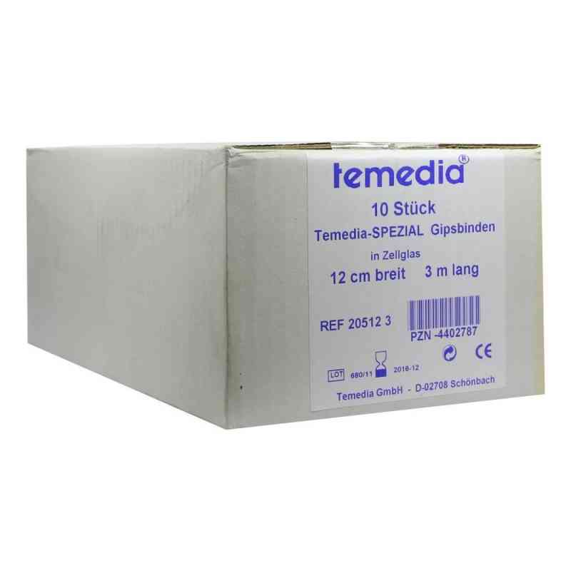 Gipsbinde Temedia Spezial 12 Cmx3 M 10 stk von Holthaus Medical GmbH & Co. KG PZN 04402787