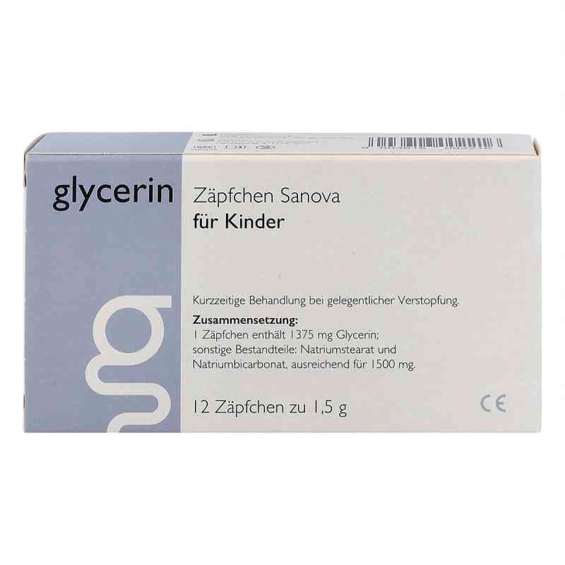 Glycerin Zäpfchen Sanova MP für Kinder  12 stk von SANOVA PHARMA GESMBH, OTC PZN 08202539