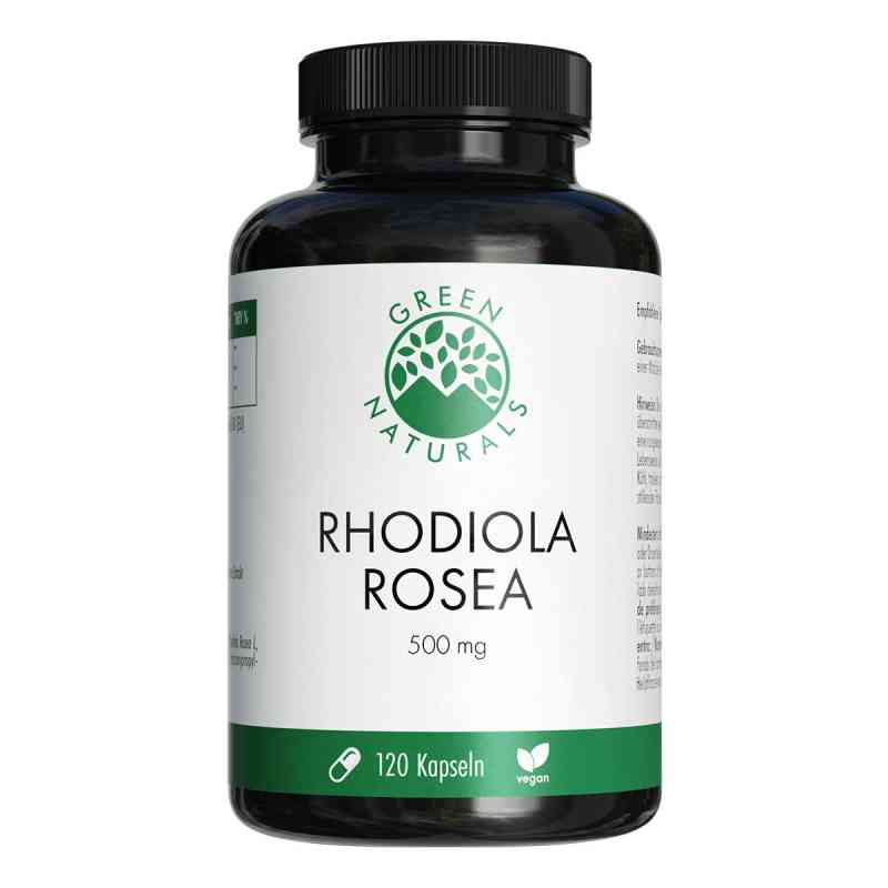 Green Naturals Rhodiola Rosea 500 Mg Hochdos.kaps. 120 stk von Heilpflanzenwohl GmbH PZN 18099200