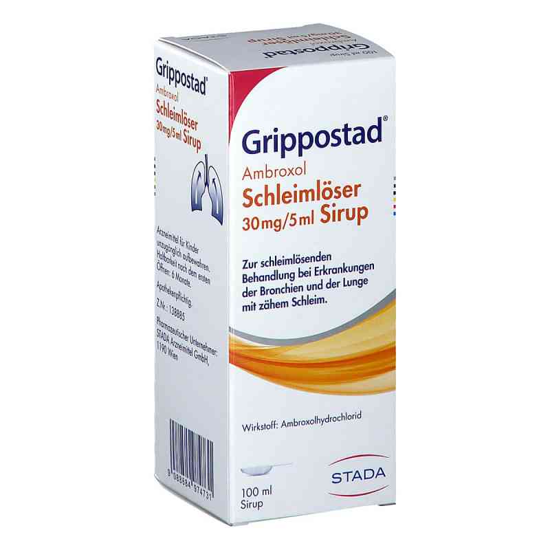 Grippostad Ambroxol Schleimlöser 30 mg/5 ml Sirup 100 ml von  PZN 08200534