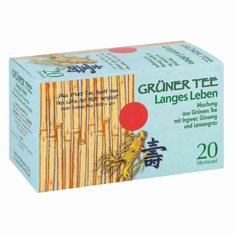 Grüner Tee + Ingwer + Ginseng Filterbeutel 20 stk von ALLPHARM Vertriebs GmbH PZN 04401405