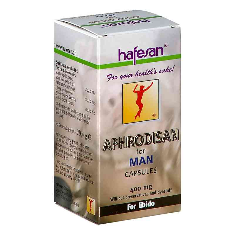 Hafesan Aphrodisan for Man Kapseln 60 stk von HAFESAN HANDELSGMBH PZN 08200539