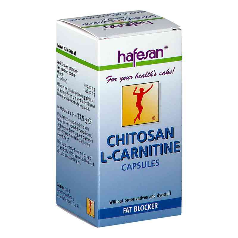 Hafesan Chitosan + L Carnitin Kapseln 60 stk von HAFESAN HANDELSGMBH PZN 08200541