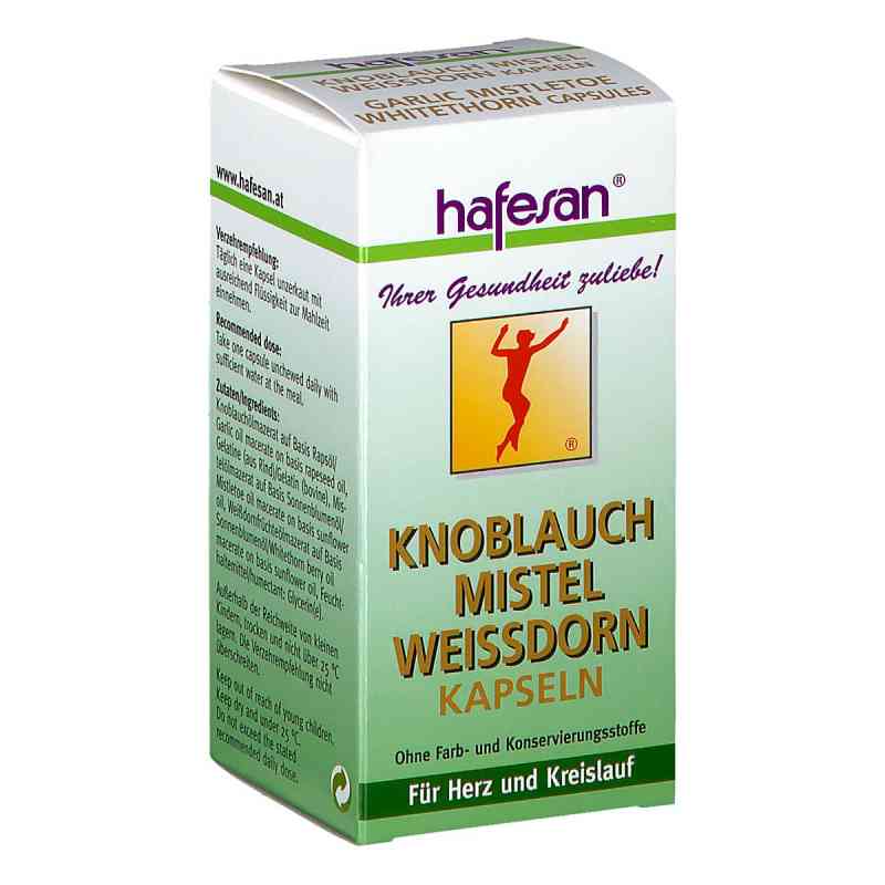 Hafesan Knoblauch + Mistel + Weißdorn Kapseln 80 stk von HAFESAN HANDELSGMBH PZN 08200543