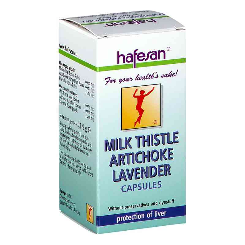 Hafesan Mariendistel + Artischocke + Lavendel Kapseln 60 stk von HAFESAN HANDELSGMBH PZN 08200544