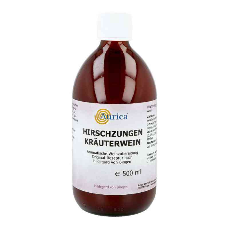 Hirschzungen Kräuterwein 500 ml von AURICA Naturheilm.u.Naturwaren G PZN 00043699