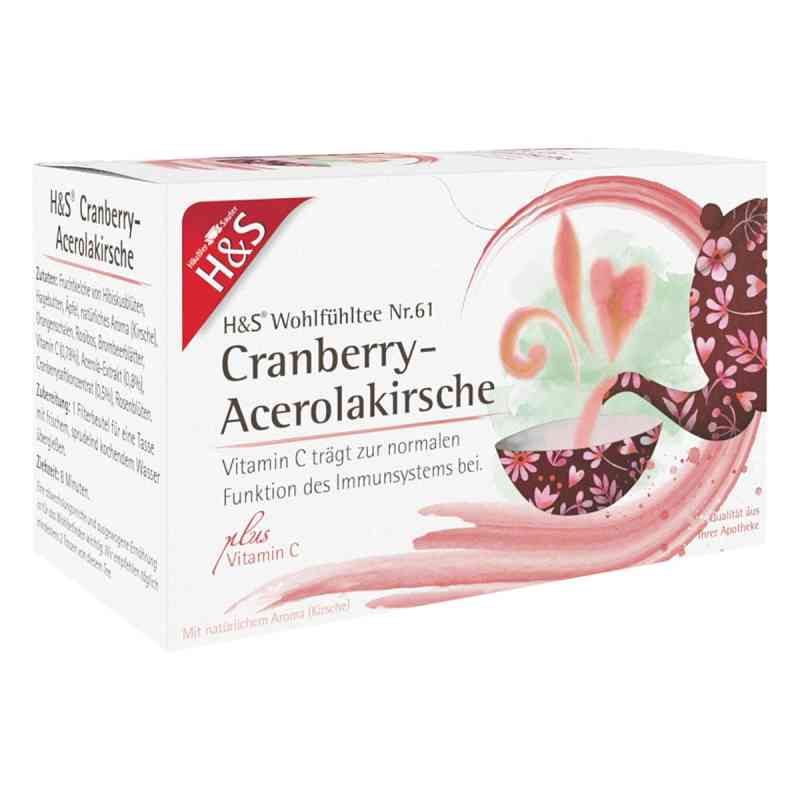 H&S Cranberry-Acerolakirsche mit Vitamin C Fbtl. 20X2.8 g von H&S Tee - Gesellschaft mbH & Co. PZN 17454283