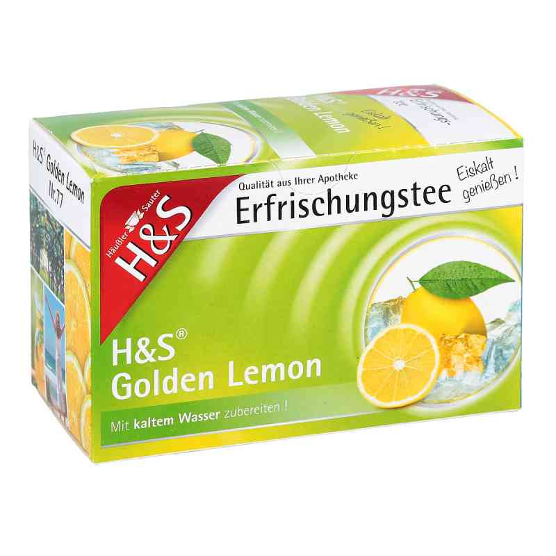 H&s Golden Lemon Filterbeutel 20X2.8 g von H&S Tee - Gesellschaft mbH & Co. PZN 11027893
