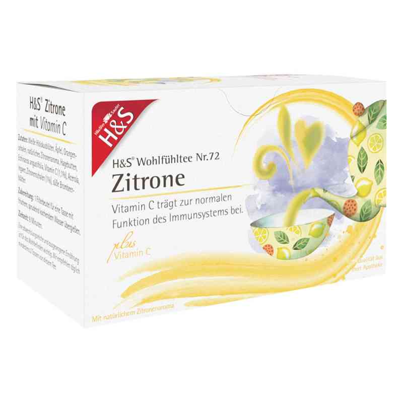H&S Zitrone mit Vitamin C Filterbeutel 20X2.5 g von H&S Tee - Gesellschaft mbH & Co. PZN 17454320
