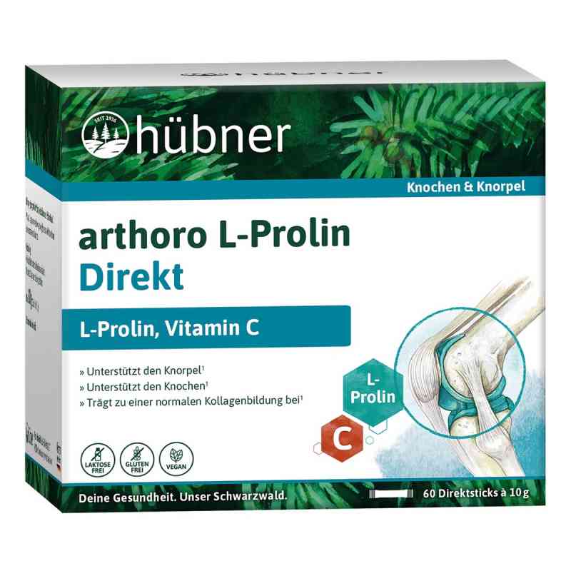 Hübner Arthoro L-prolin Direkt Pulver 60X10 g von Anton Hübner GmbH & Co. KG PZN 20038424