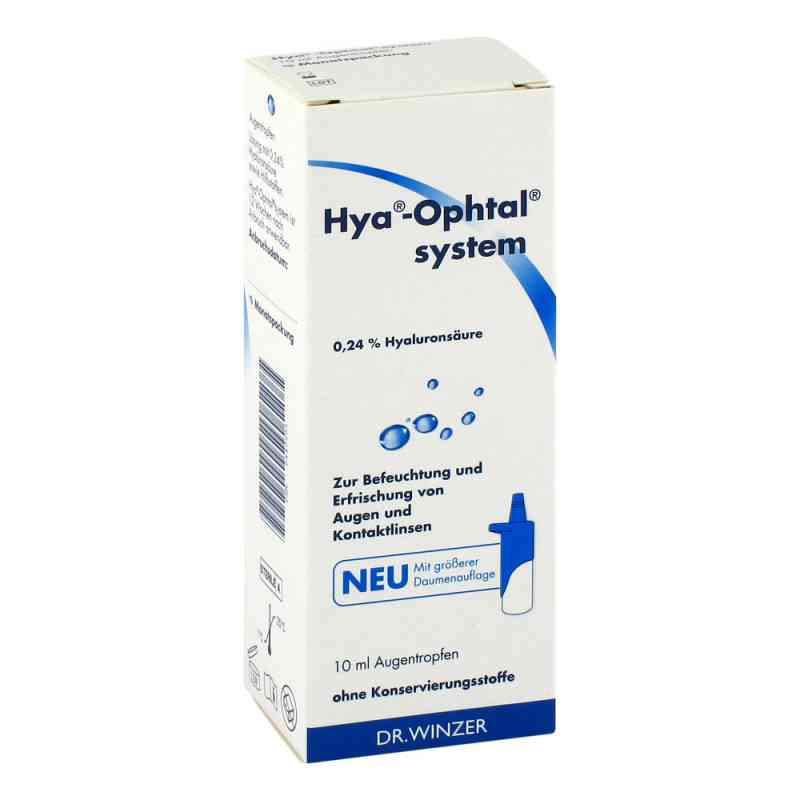 Hya Ophtal system Augentropfen 10 ml von Dr. Winzer Pharma GmbH PZN 00440503