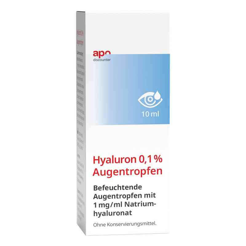 Hyaluron 0,1% Augentropfen 10 ml von GIB Pharma GmbH PZN 18165931