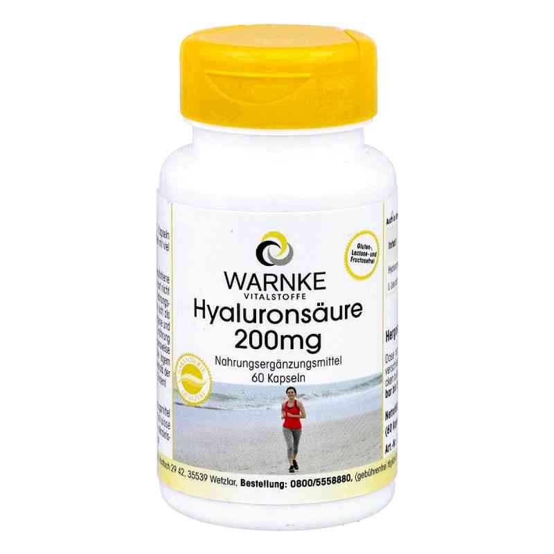 Hyaluronsäure 200 mg Kapseln 60 stk von Warnke Vitalstoffe GmbH PZN 12427933