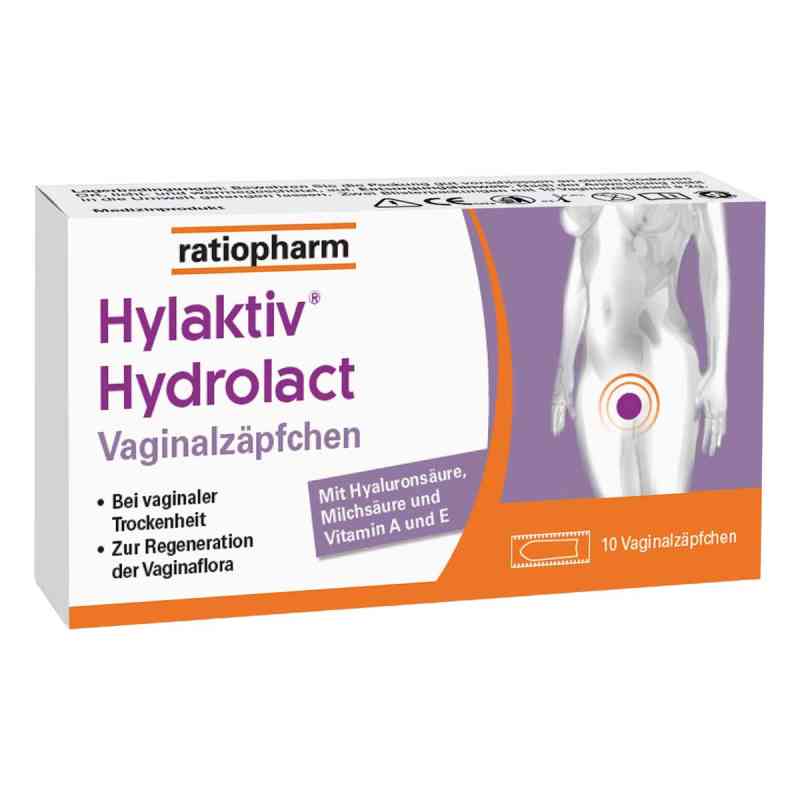 Hylaktiv Hydrolact Vaginalzäpfchen 10 stk von RATIOPHARM ARZNEIMITTEL VERTRIEBS GMBH PZN 08200339