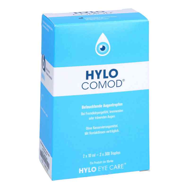 Hylo-comod Augentropfen 2X10 ml von Bios Medical Services GmbH PZN 11661302