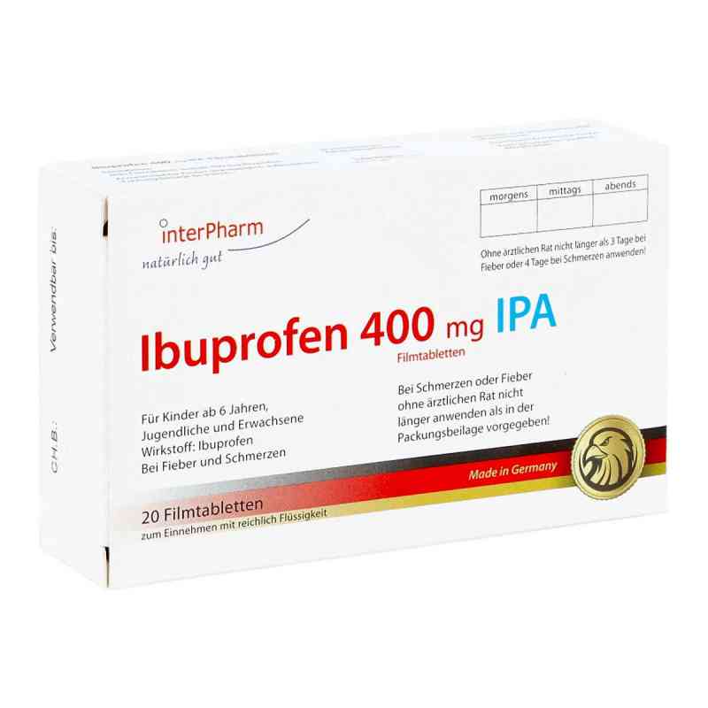 Ibuprofen 400mg 20 stk von Interpharm GmbH PZN 11380098