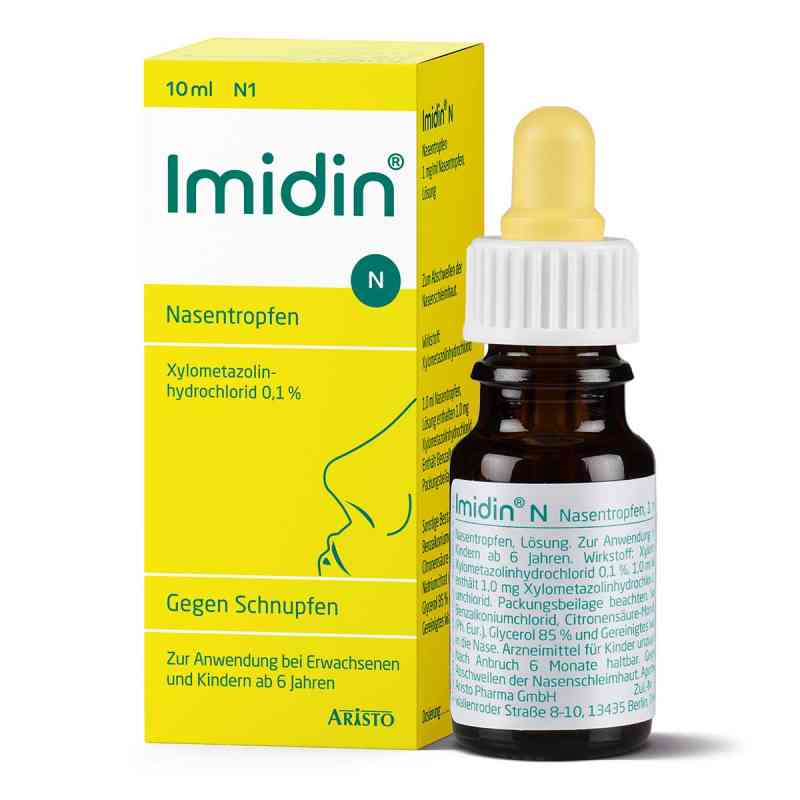 Imidin N Nasentropfen 10 ml von Aristo Pharma GmbH PZN 06876495