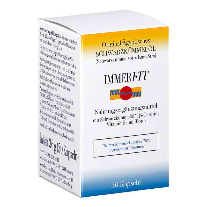 Immerfit Schwarzkümmelöl Kapseln 50 stk von DR.THEISS NATURWAREN OESTERREICH GMBH PZN 08202496