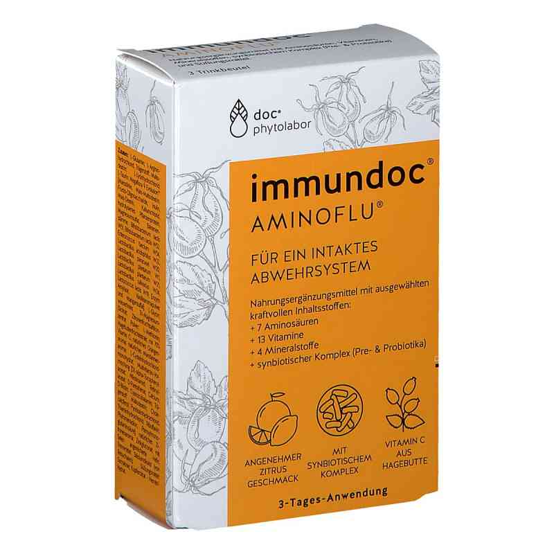 immundoc AMINOFLU Granulatbeutel 3 stk von GUTERRAT GESUNDHEITSPRODUKTE GMBH & CO KG PZN 08200557