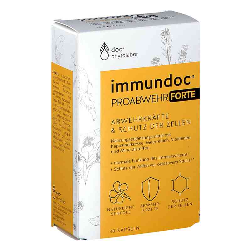 immundoc PROABWEHR FORTE Kapseln 30 stk von GUTERRAT GESUNDHEITSPRODUKTE GMBH & CO KG PZN 08200559