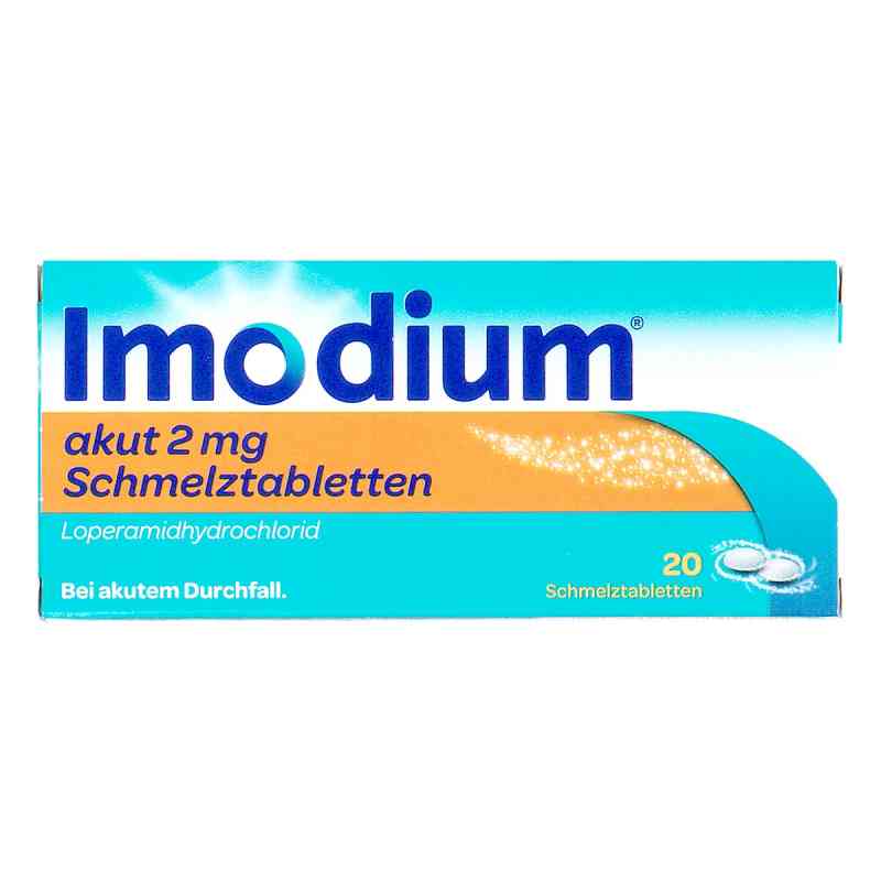 Imodium akut 2 mg Schmelztabletten 20 stk von KENVUE AUSTRIA GMBH PZN 08201943