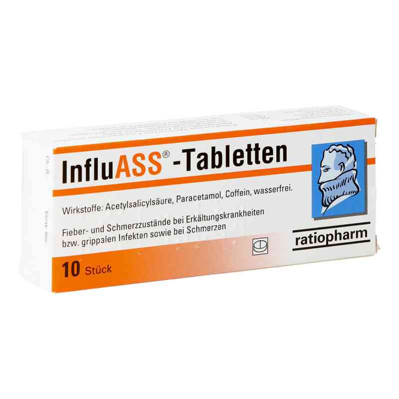 InfluASS Tabletten 10 stk von RATIOPHARM ARZNEIMITTEL VERTRIEB PZN 08200342