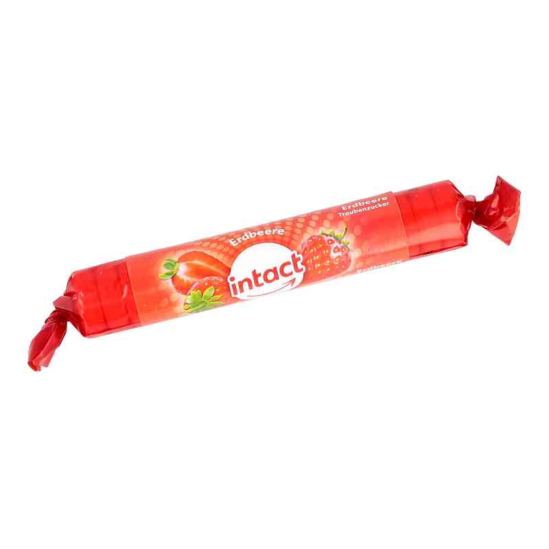Intact Traubenzucker Erdbeere Rolle 1 stk von sanotact GmbH PZN 02513436