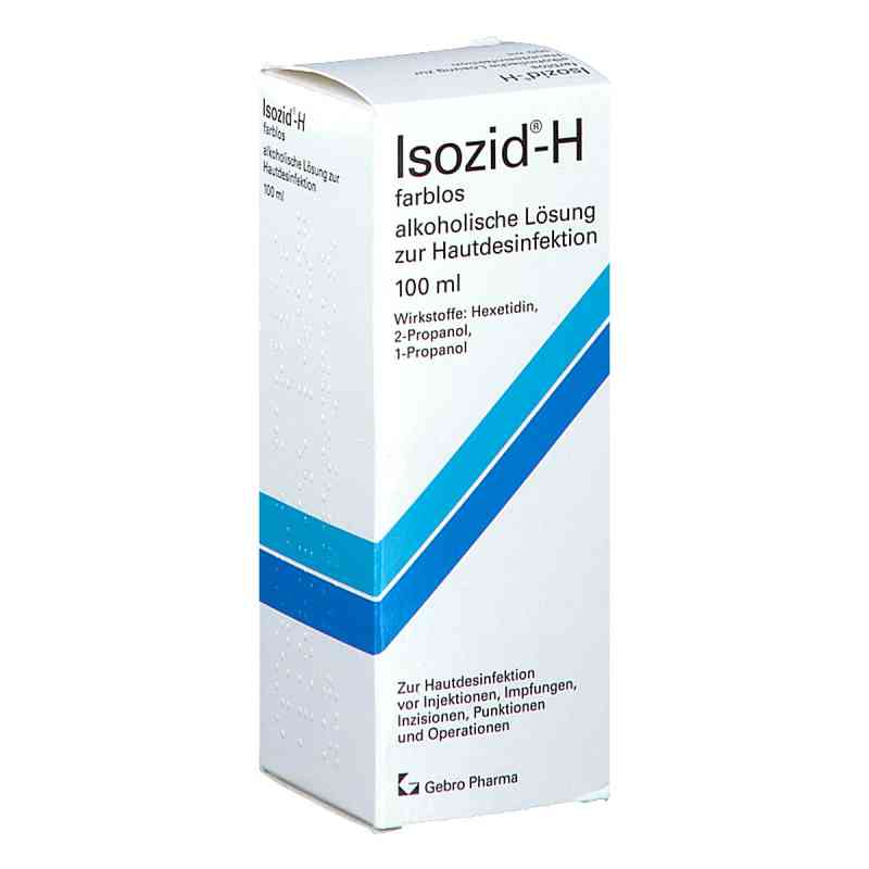 Isozid - H farblos zur Desinfektion der Haut 100 ml von GEBRO PHARMA GMBH    PZN 08201360