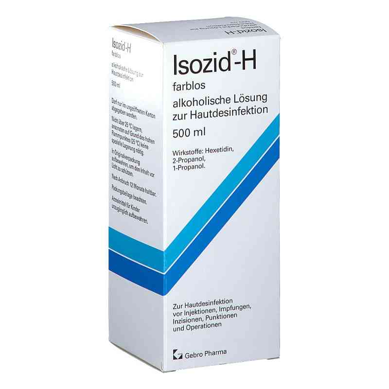 Isozid - H farblos zur Desinfektion der Haut 500 ml von GEBRO PHARMA GMBH    PZN 08201359