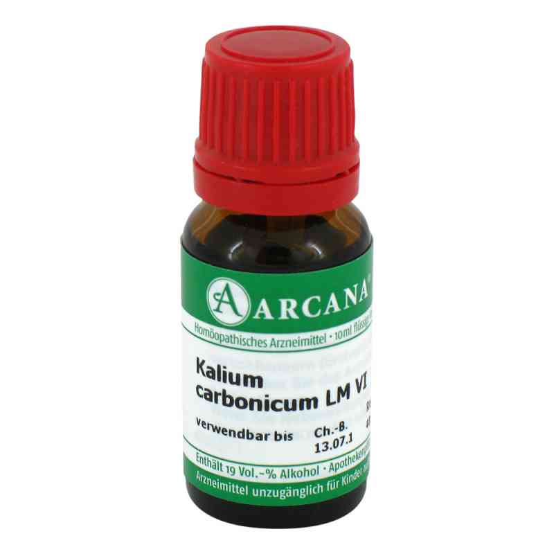 Kalium Carbonicum Arcana Lm 6 Dilution 10 ml von ARCANA Dr. Sewerin GmbH & Co.KG PZN 07540691