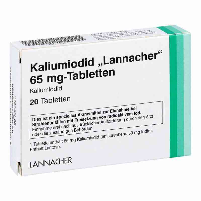Kaliumiodid Lannacher 65 mg Tabletten 20 stk von G.L. Pharma GmbH PZN 05556222