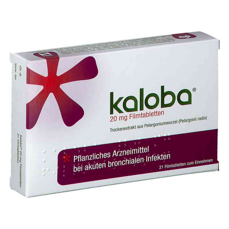 Kaloba 20 mg Filmtabletten 21 stk von SCHWABE AUSTRIA GMBH PZN 08200561