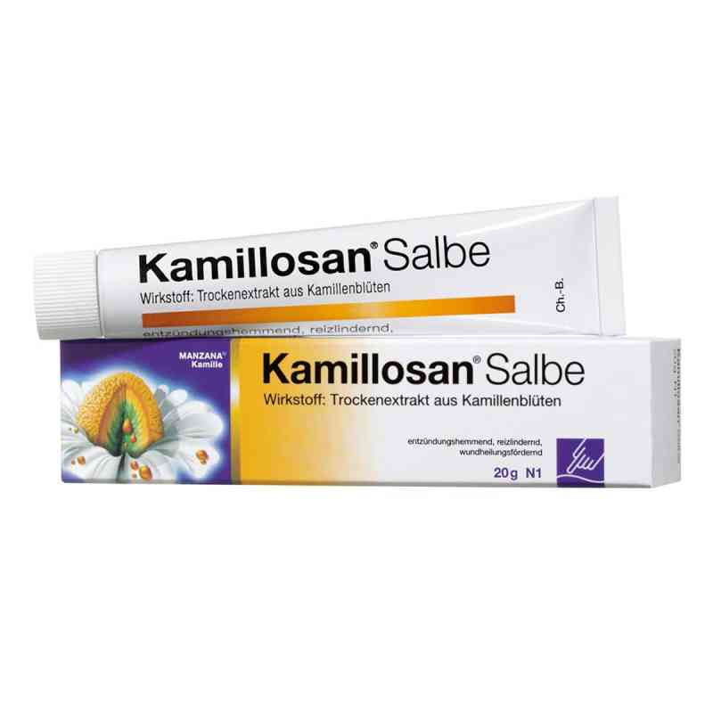 Kamillosan Salbe: Wund und Heilsalbe bei Entzündung oder Ekzem 20 g von Cooper Consumer Health Deutschland GmbH PZN 00565162