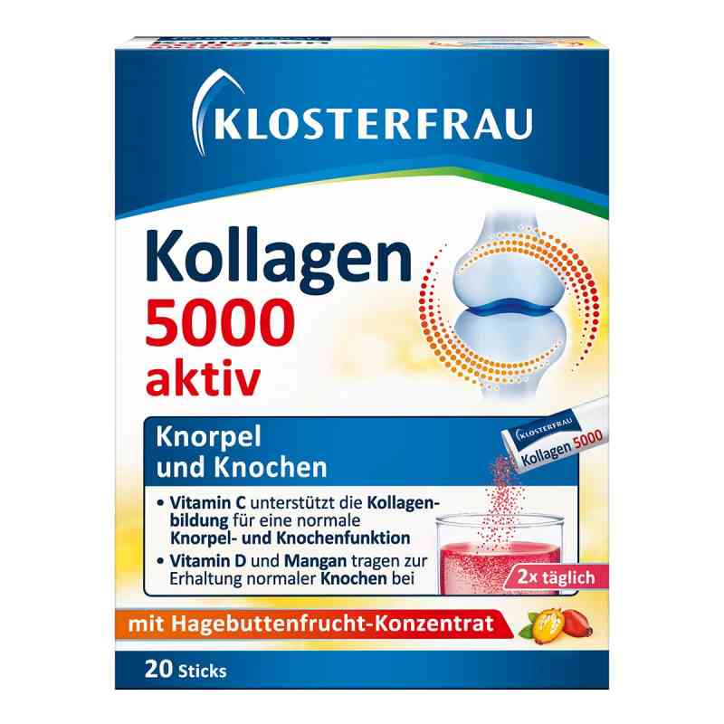 Klosterfrau Kollagen 5000 Aktiv Granulat Sticks 20 stk von MCM KLOSTERFRAU Vertr. GmbH PZN 18378383