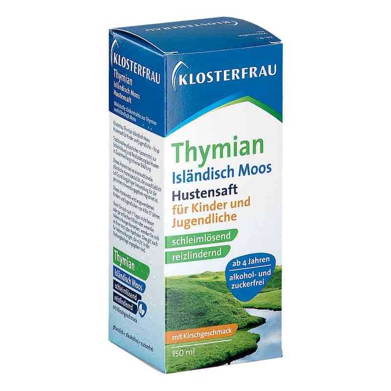 Klosterfrau Thymian Isländisch Moos Hustensaft für Kinder und Ju 150 ml von M.C.M. KLOSTERFRAU HEALTHCARE GMBH PZN 08202634