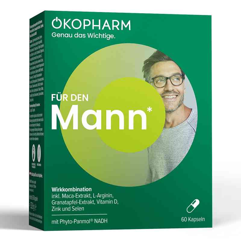 Ökopharm für den Mann Kapseln 60 stk von SANOVA PHARMA GESMBH, OTC PZN 08201773