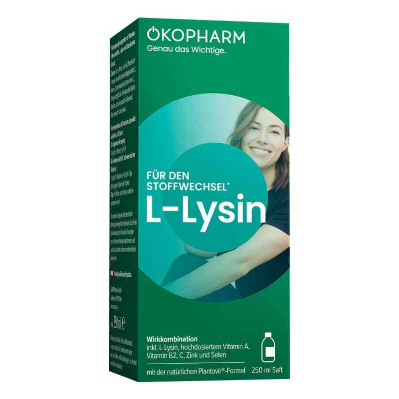 Ökopharm für den Stoffwechsel L-Lysin Saft 250 ml von SANOVA PHARMA GESMBH, OTC PZN 08201791