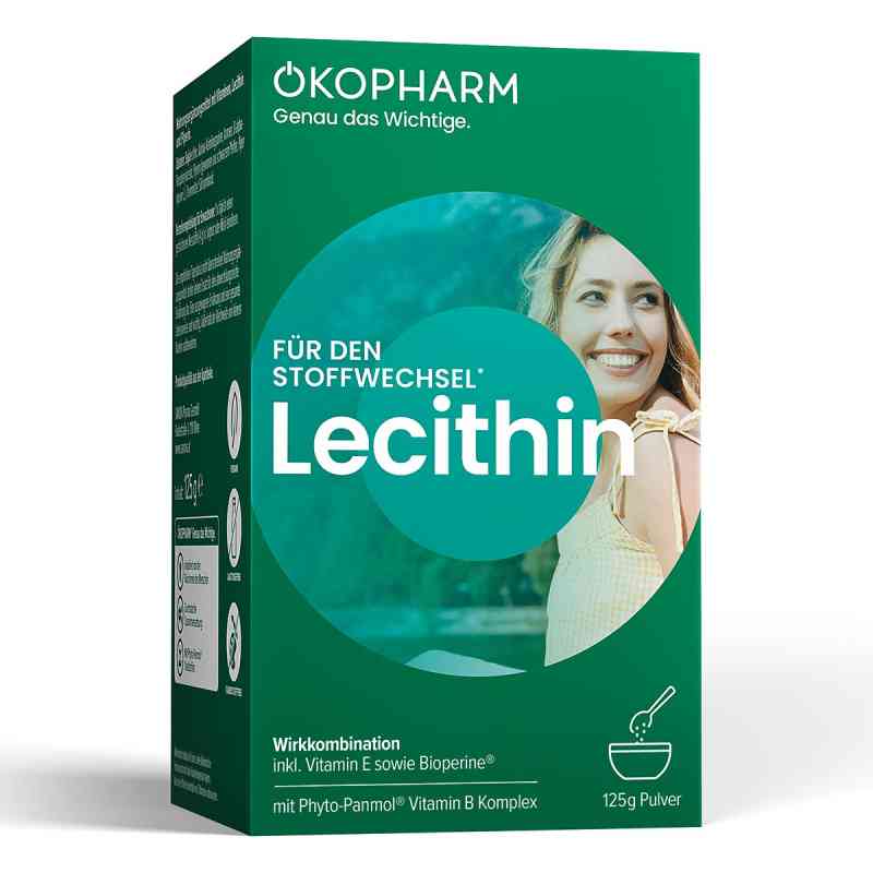 Ökopharm für den Stoffwechsel Lecithin Pulver 125 g von SANOVA PHARMA GESMBH, OTC PZN 08201778